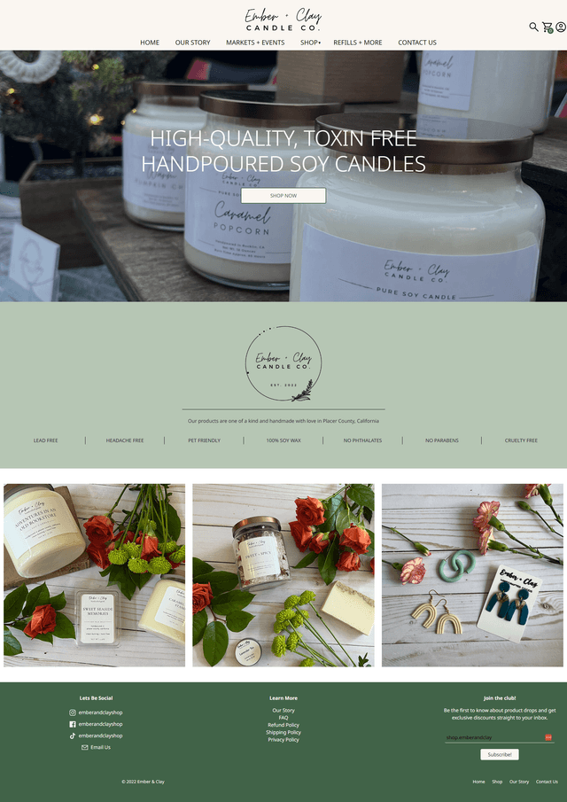 Ember + Clay Project Image